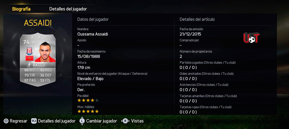 Un Assaidi con fecha de emisión de 21/12/2015.. después de 11 meses de su traspaso al Al-Ahli (UAE)!