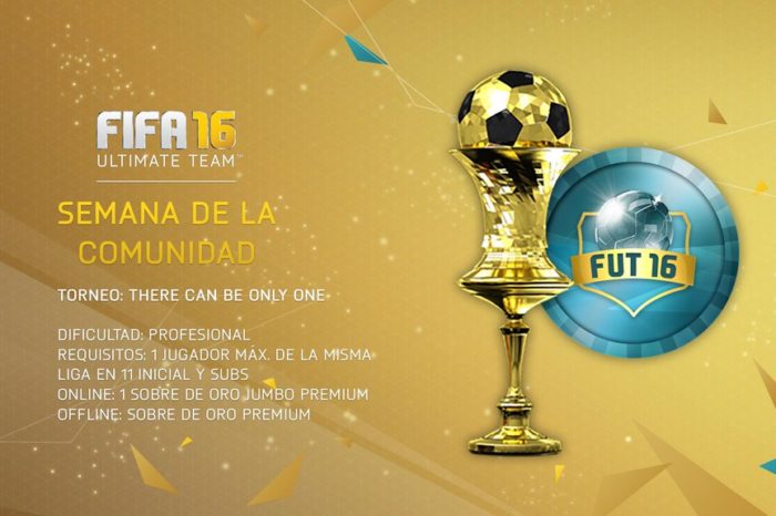 Torneo FUT16: There Can Be Only One (Online & Offline)