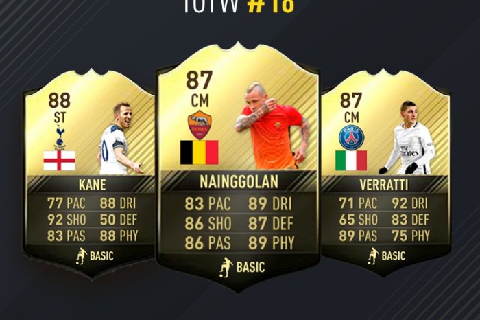 Equipo de la semana: TOTW 18 - FUT17